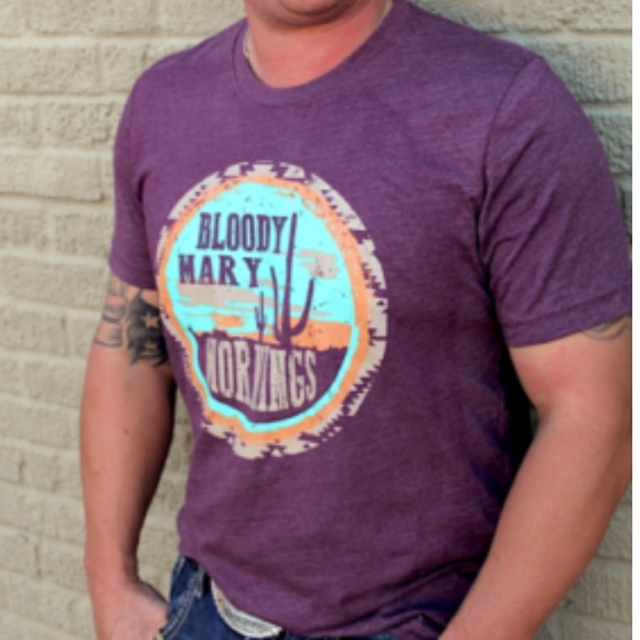 Bloody Mary Mornings Men’s Drinking Party T-shirt - Picture 1 of 4